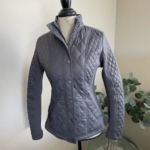 Merona Quilted Jacket Gray Small